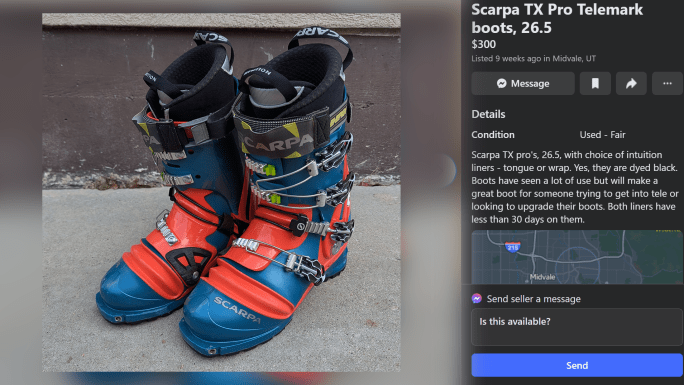 Before Selling Your Used Telemark Boots, Read&nbsp;This